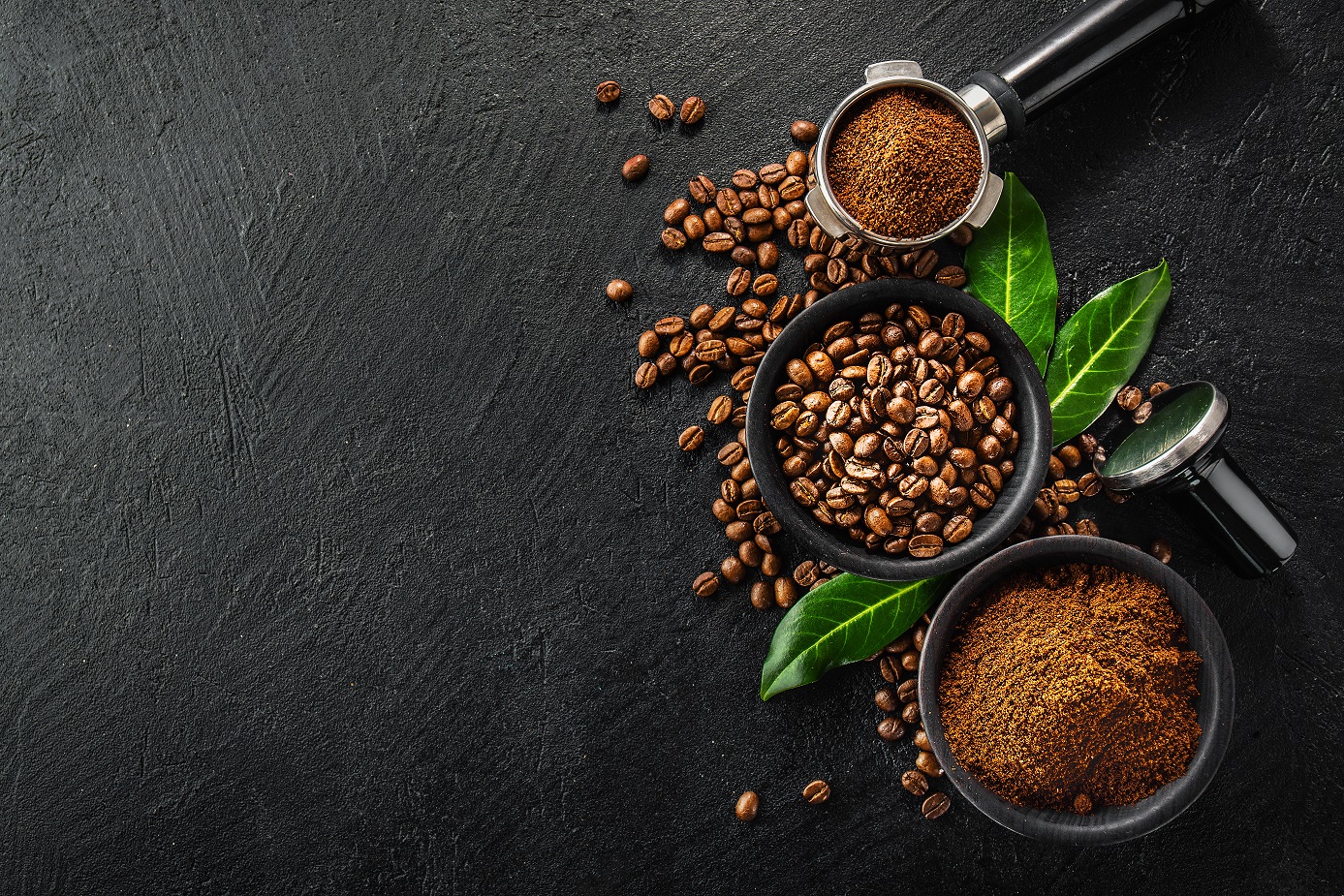 Ground coffee